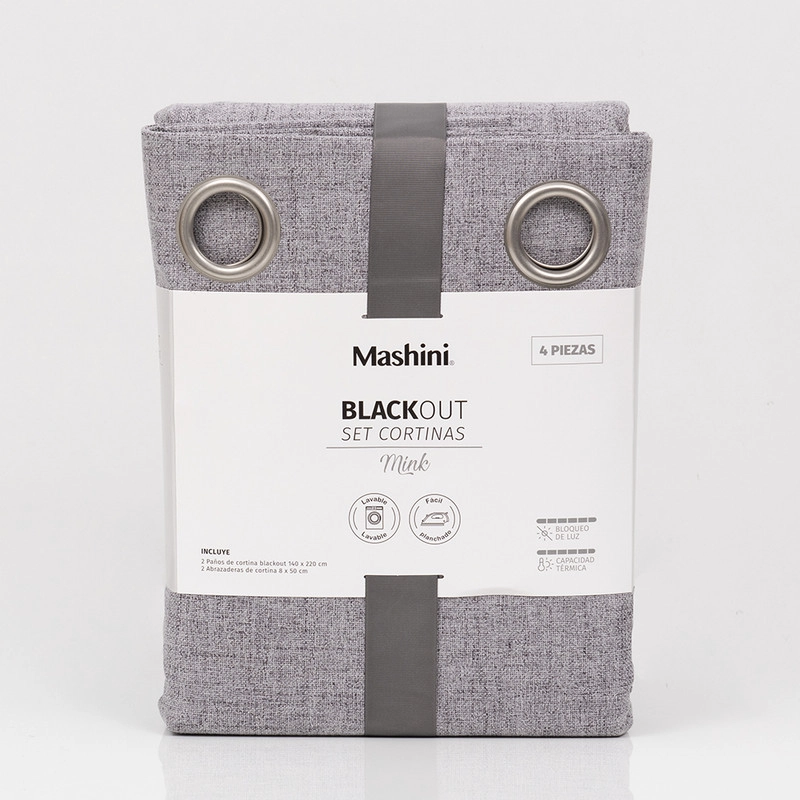 SET CORT. BLACKOUT ARG 140X220 CMS GRAFITO - 3