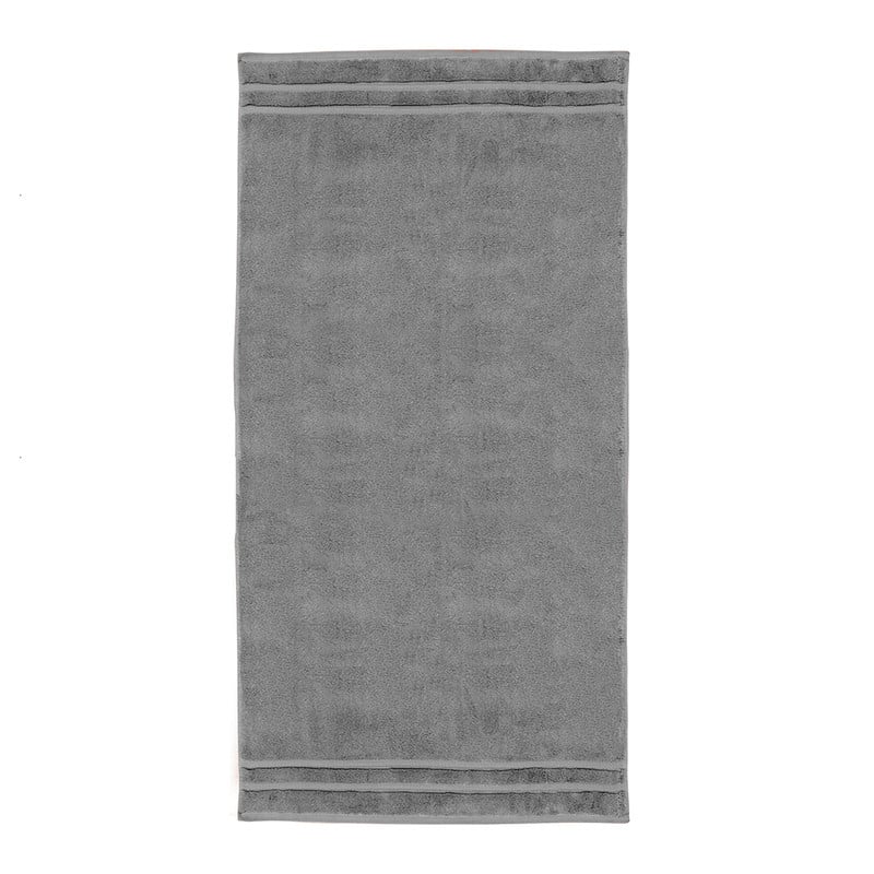 TOALLA SOFT TWIST 600 G/M2 90X150 CM GRIS - 1