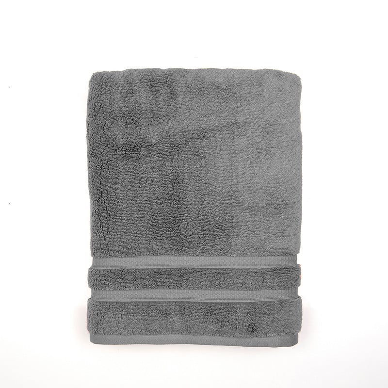 TOALLA SOFT TWIST 600 G/M2 90X150 CM GRIS - 3