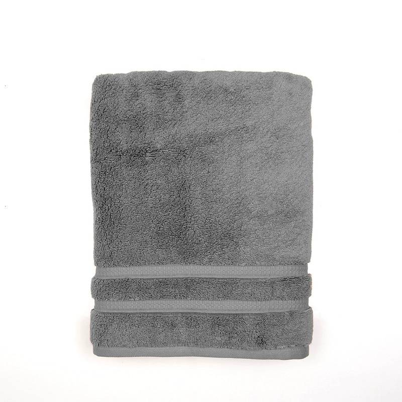 TOALLA SOFT TWIST 600 G/M2 70X140 CM GRIS - 3