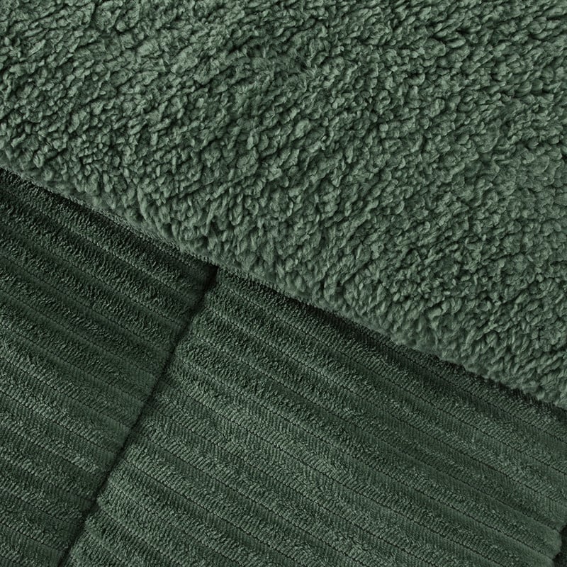 PLUMON CORDUROY CORAL SHERPA KING VERDE - 3