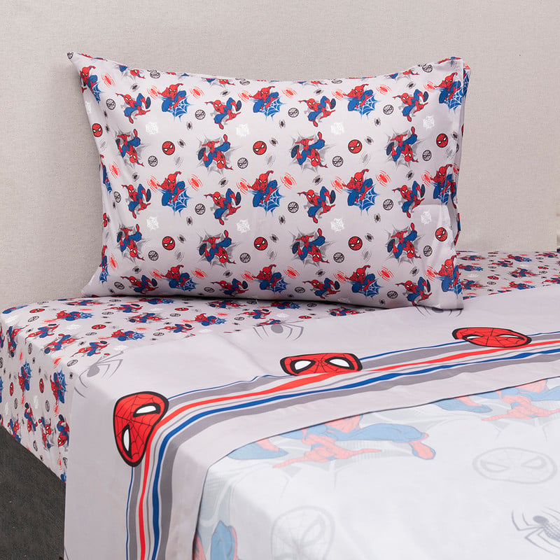 SABANA 1.5 PLAZAS MARVEL SPIDERMAN NEW YORK - 1