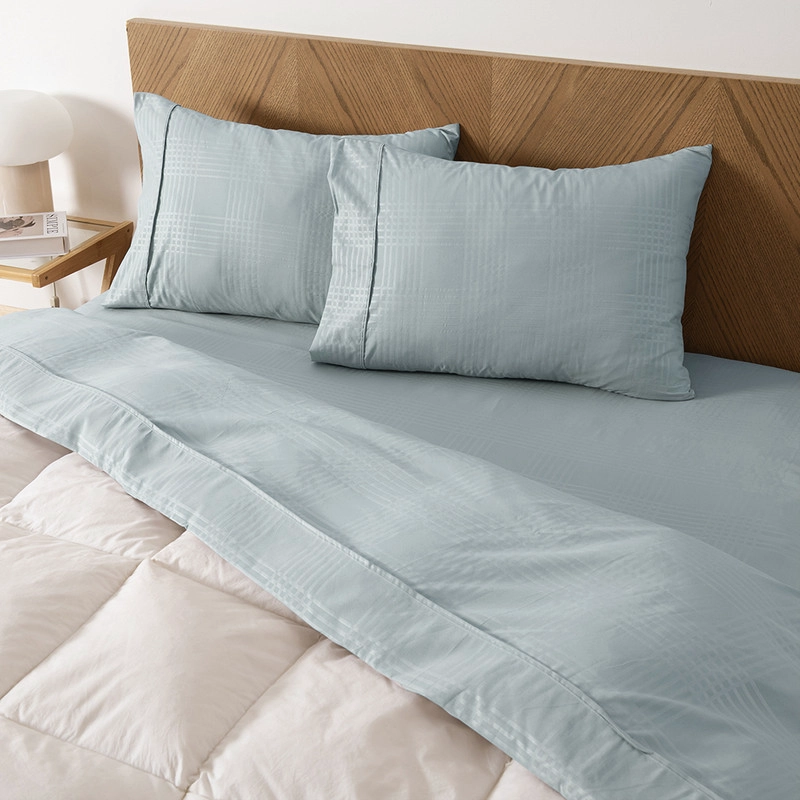 SABANA PLUMETTI EMBOSSED 2 PLAZAS AZUL - 1