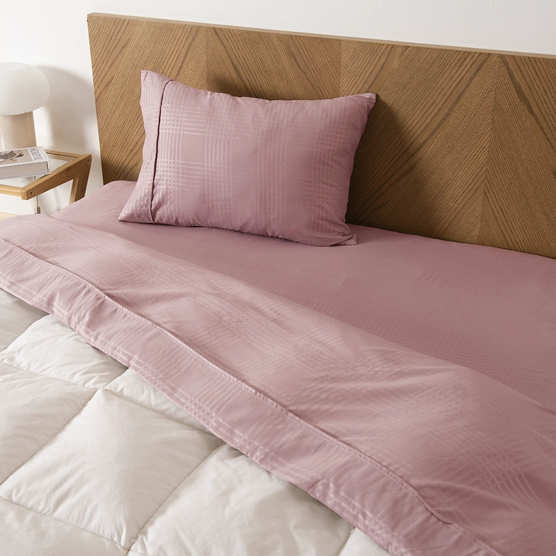 SABANA PLUMETTI EMBOSSED 1.5 PLAZAS ROSADO - 1