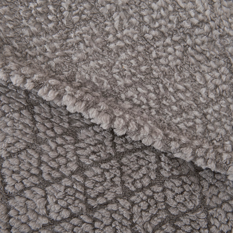 FRAZADA JQD SHERPA ATLANTIC 2 P GRIS - 2