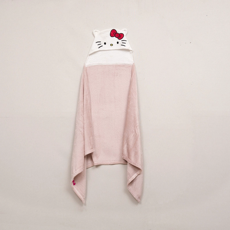 MANTA CAPUCHA 3D 70X150CM KITTY - 2