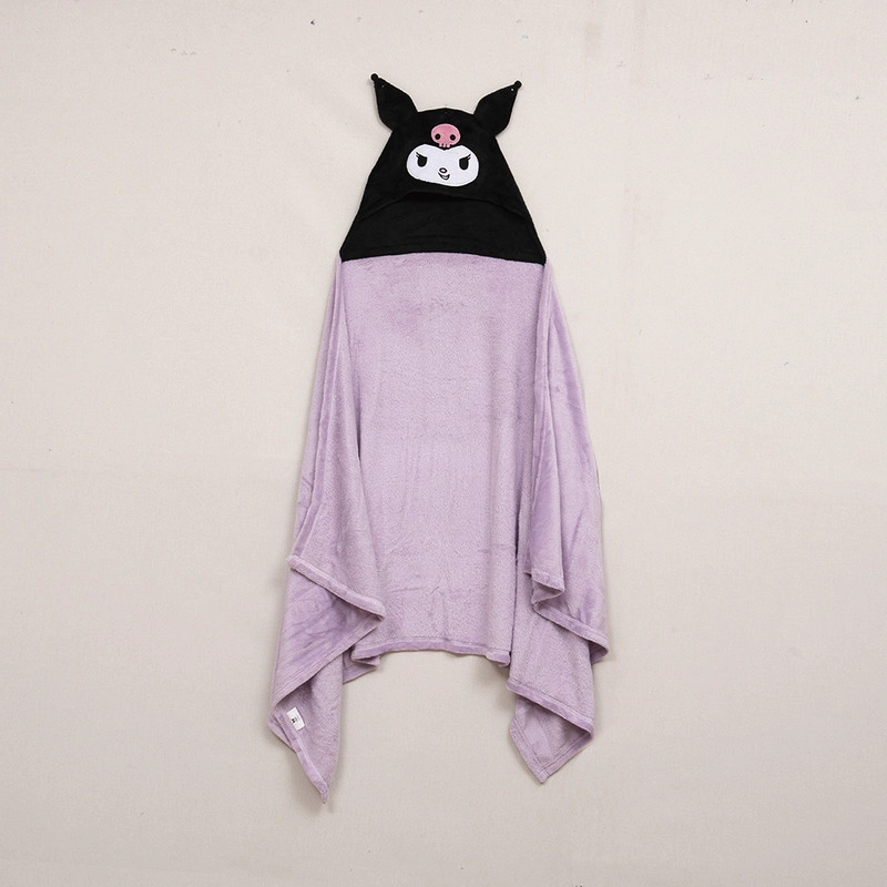MANTA CAPUCHA 3D 70X150CM KUROMI - 2