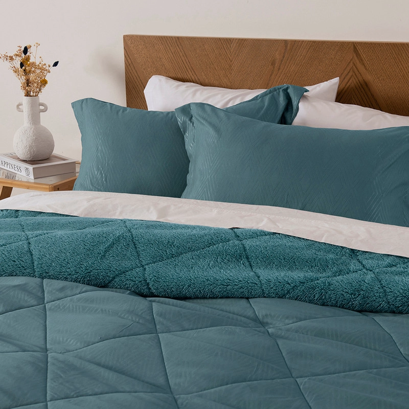 PLUMON EMBOSS SHERPA 2 PLAZAS TURQUESA - 3