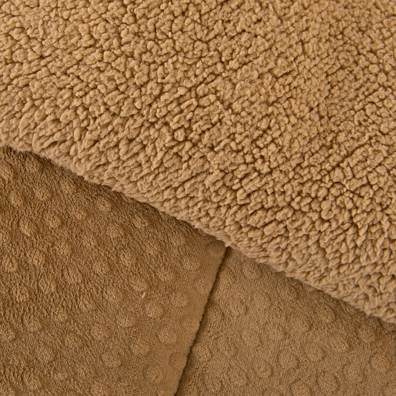 PLUMON CORAL 3D SHERPA SUPER KING BEIGE - 2
