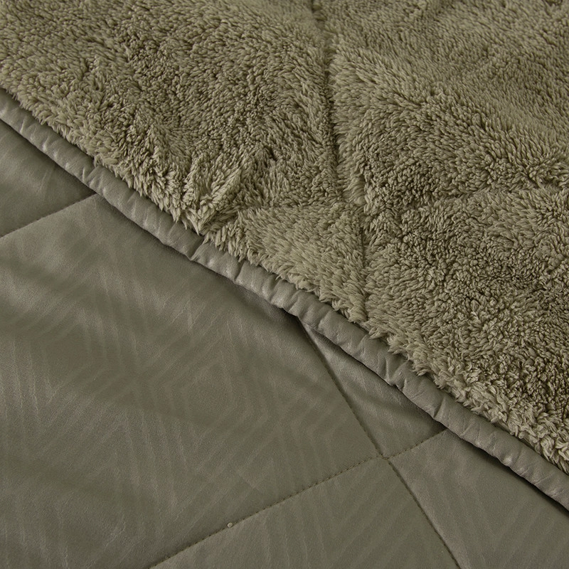 PLUMON EMBOSS SHERPA KING VERDE - 2