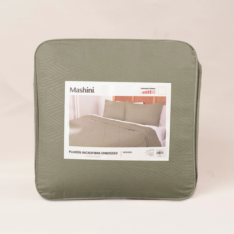 PLUMON EMBOSS SHERPA KING VERDE - 4