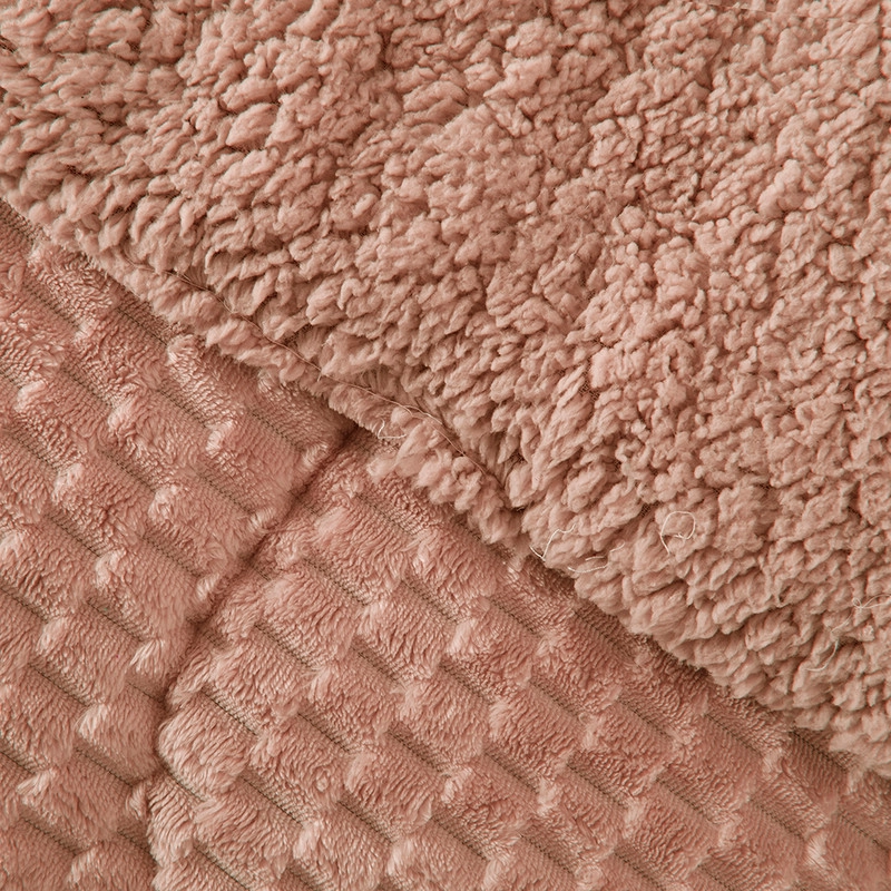 PLUMON FLANNEL JQD SHERPA 1.5 PLAZAS TERRACOTA - 2