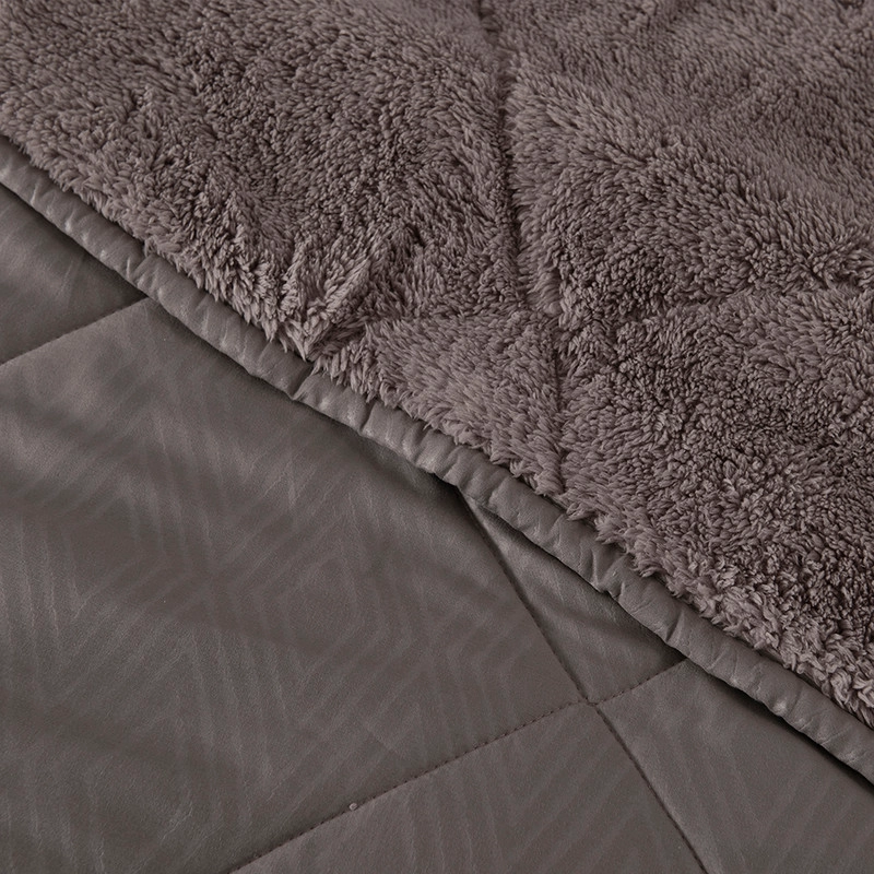 PLUMON EMBOSS SHERPA KING GRIS - 2