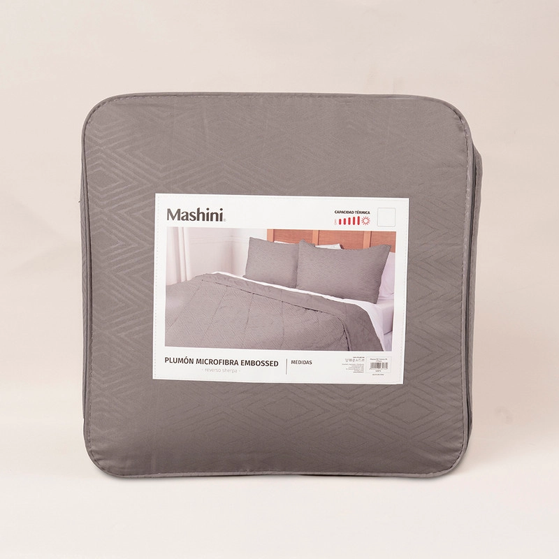 PLUMON EMBOSS SHERPA KING GRIS - 4
