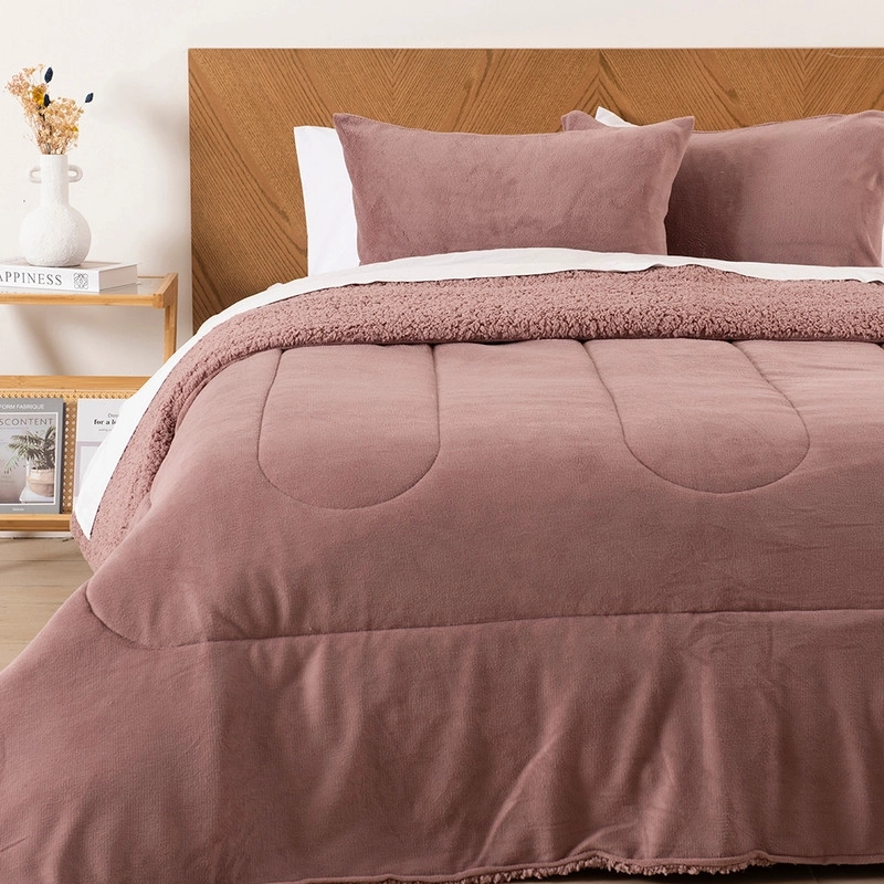 PLUMON CORAL SHERPA SUPER KING MORADO - 1