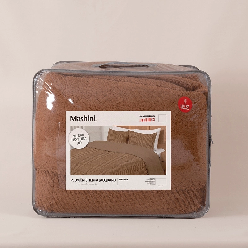 PLUMON JQD SHERPA 1.5 PLAZAS CHEVRON CAFE - 4