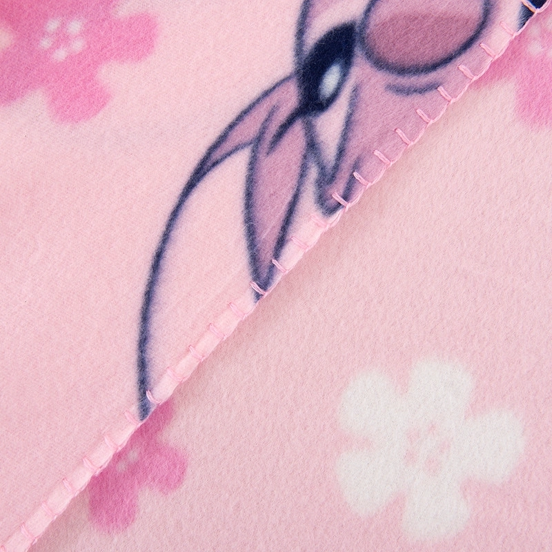 MANTA POLAR 115X130 CM DISNEY STITCH ANGEL PINK - 2