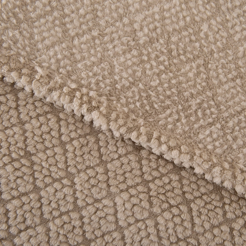 FRAZADA JQD SHERPA ATLANTIC 2 P BEIGE - 2