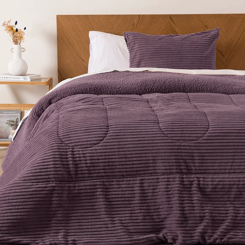 PLUMON CORDUROY CORAL SHERPA 1.5 P MORADO - 1
