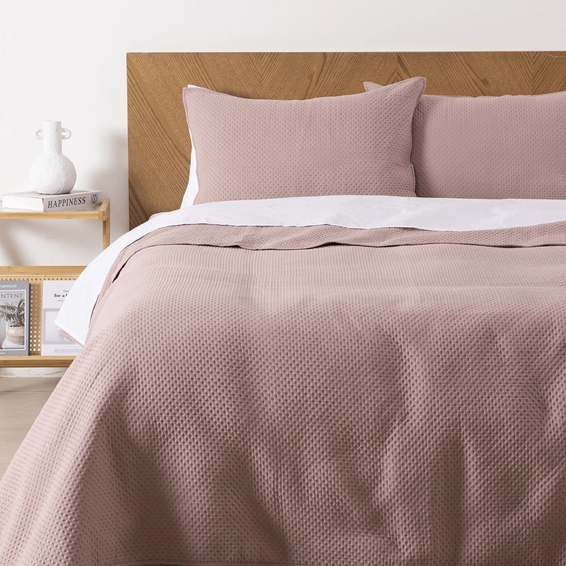 QUILT ULTRA CADIZ 2 PLAZAS ROSA - 1