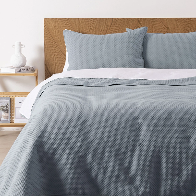 QUILT ULTRA CADIZ 2 PLAZAS CELESTE - 1