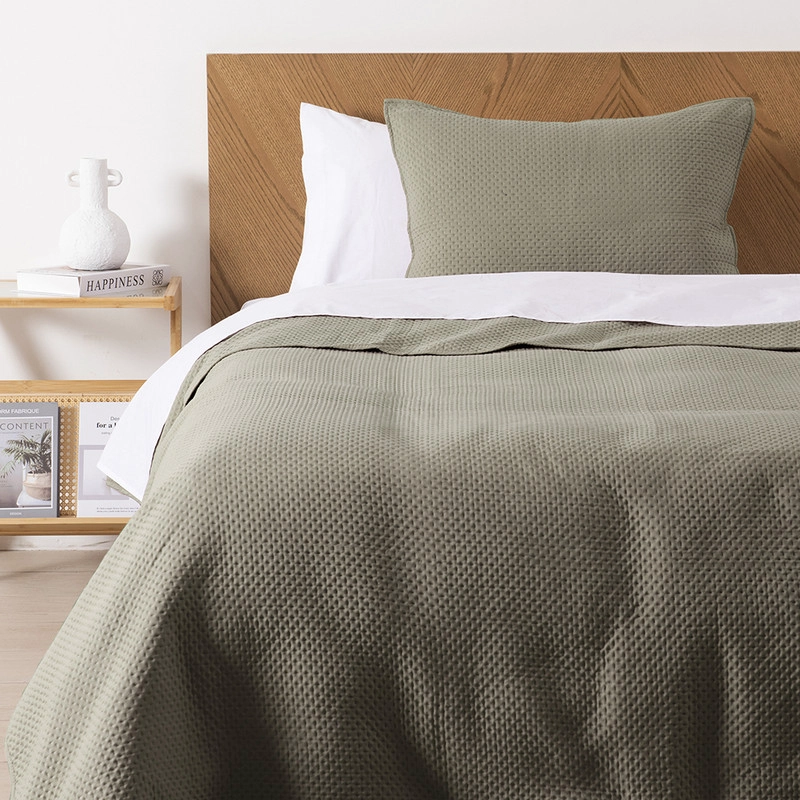 QUILT ULTRA CADIZ 1.5 PLAZAS VERDE - 1