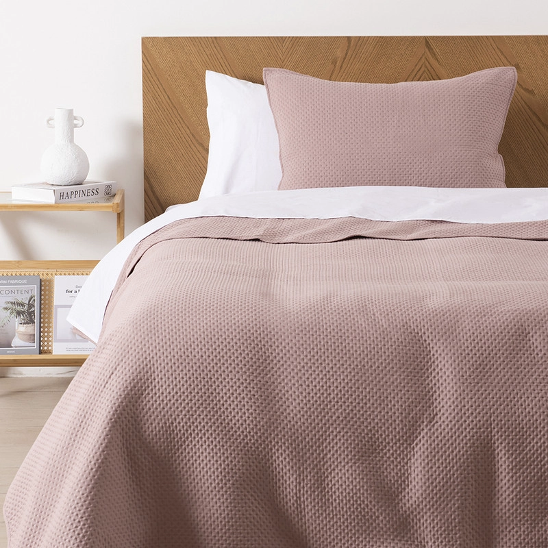 QUILT ULTRA CADIZ 1.5 PLAZAS ROSA - 1
