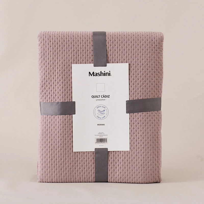 QUILT ULTRA CADIZ 1.5 PLAZAS ROSA - 4