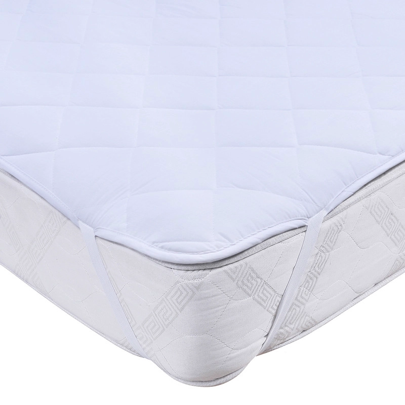CUBRECOLCHON IMPERMEABLE 1.5 PLAZAS BLANCO - 1