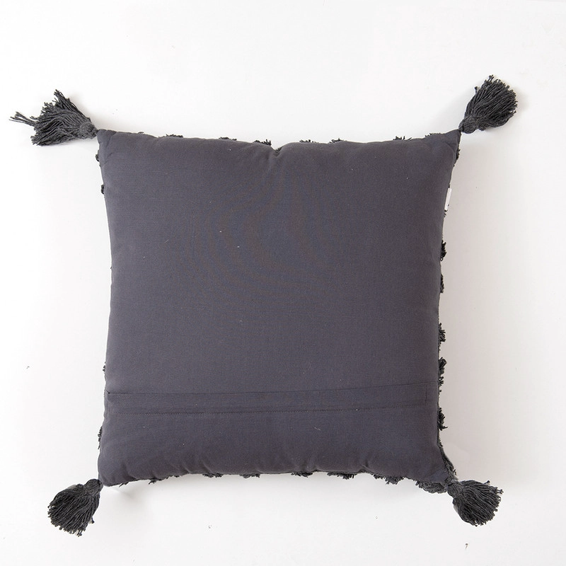 COJIN TEJIDO 45X45 ACERO - 2