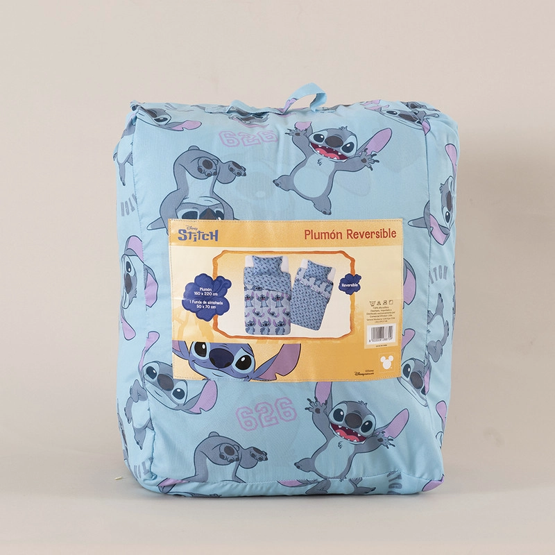 PLUMON 1.5 PLAZAS STITCH CELESTE - 3