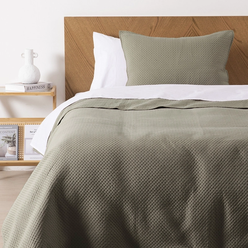 QUILT ULTRA CADIZ 1.5 PLAZAS VERDE - 1