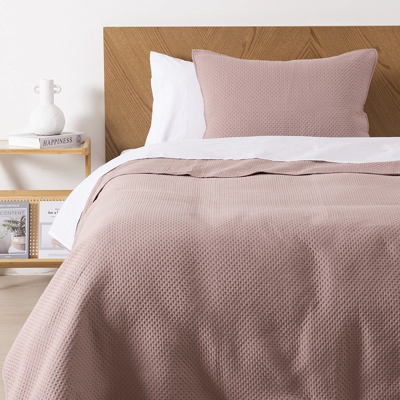 QUILT ULTRA CADIZ 1.5 PLAZAS ROSA - 1