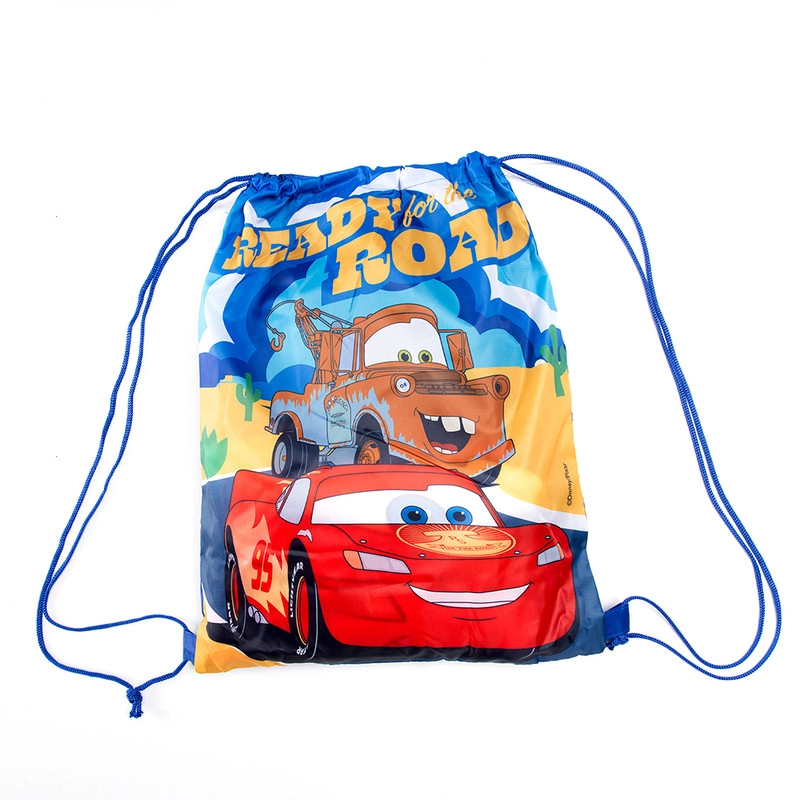 TOALLA PLAYA C/BOLSO 70X140 + 33X40 CARS ROAD - 2