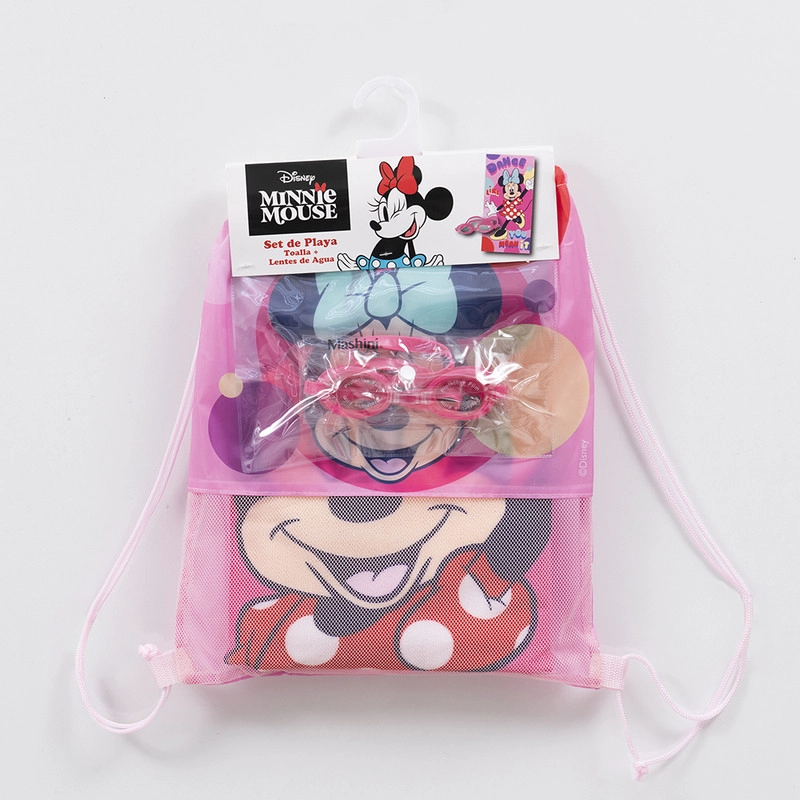SET TOALLA 70X140 CMS + LENTES DE AGUA MINNIE DANC - 4