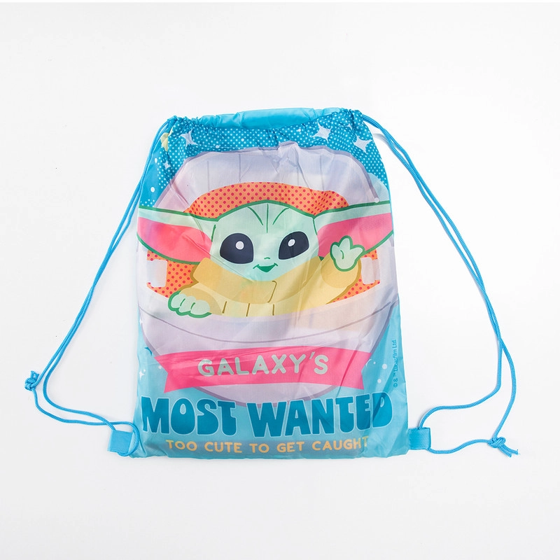 TOALLA PLAYA C/BOLSO 70X140 + 33X42 STAR WARD WANTED - 2