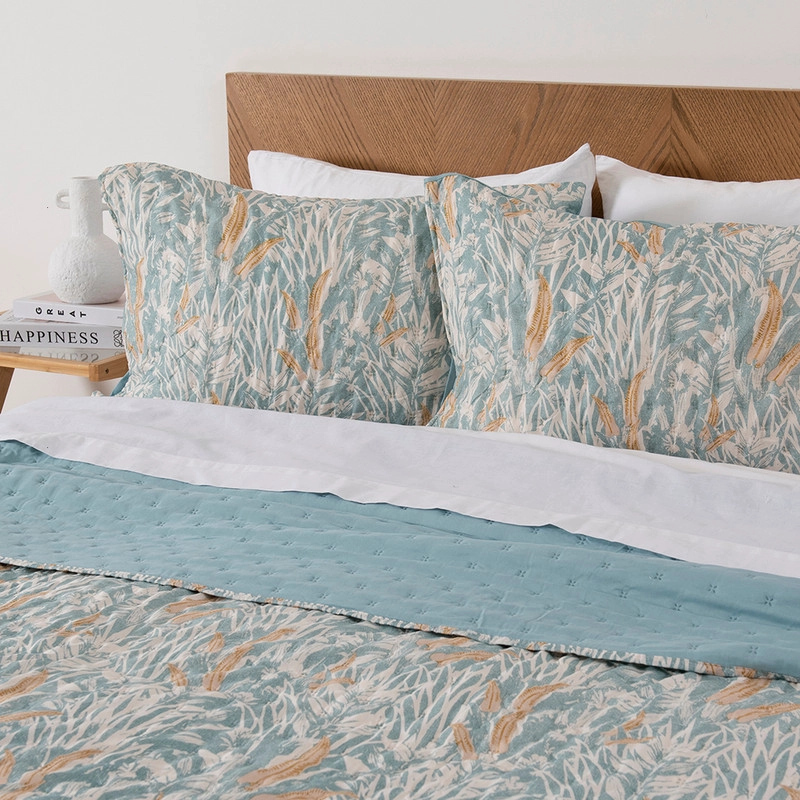 QUILT MALLORCA ESTAMAPDO KING AMBER - 2
