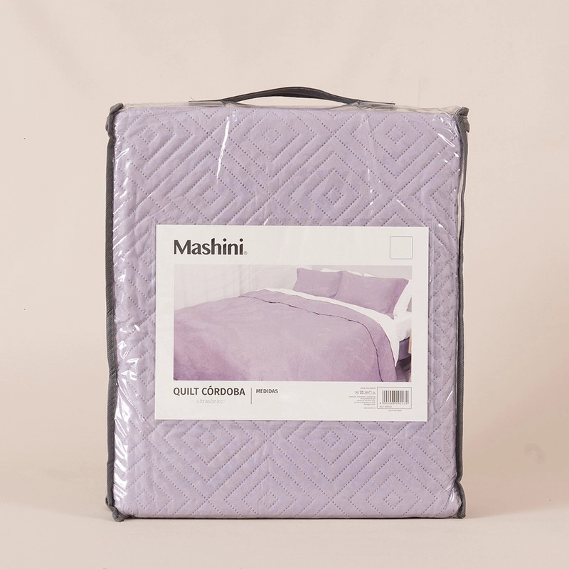 QUILT CORDOBA LISA MASHINI 2 P LILA - 4
