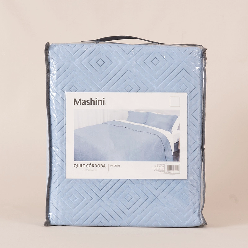 QUILT CORDOBA LISA MASHINI 2 P CELESTE - 4