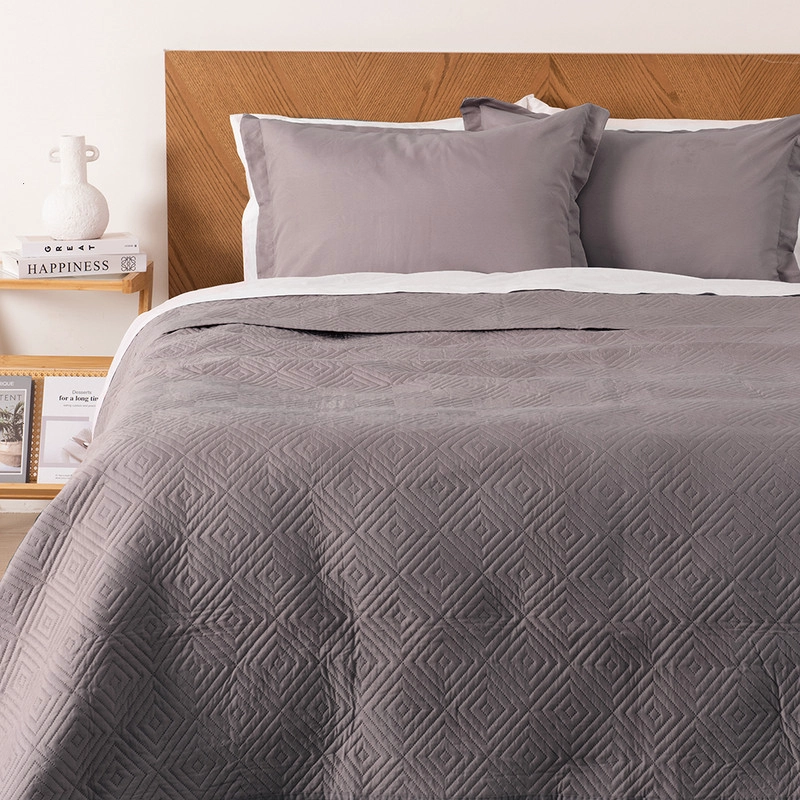 QUILT CORDOBA LISA MASHINI KING GRIS - 1