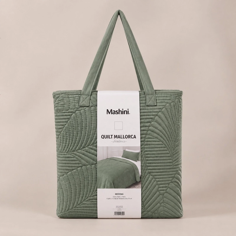QUILT MALLORCA MF MASHINI 2 P VERDE - 3