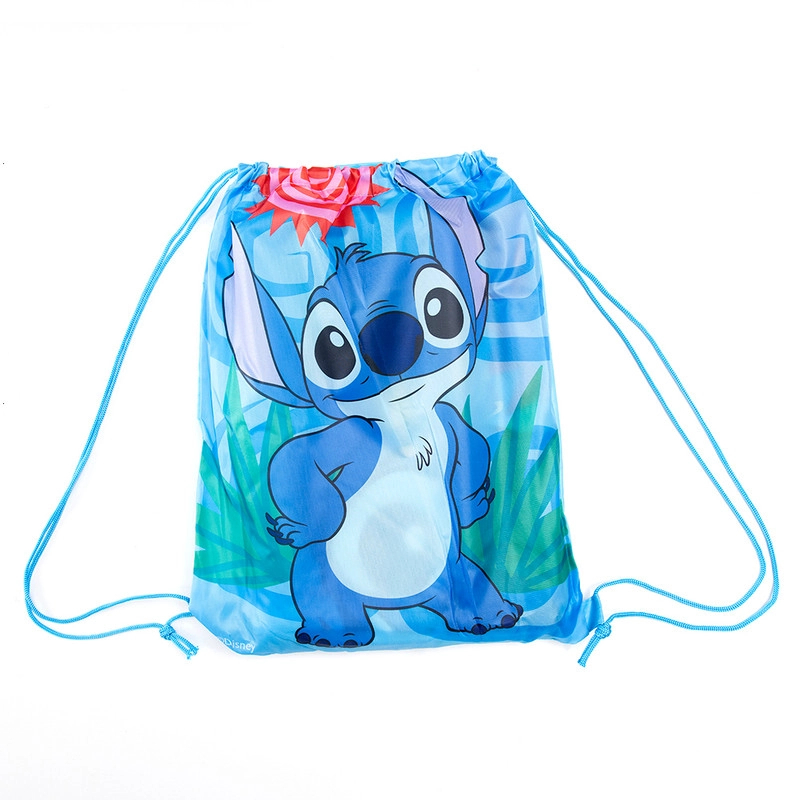 TOALLA PLAYA C/BOLSO 70X140 + 33X30 STITCH PALMERA - 2