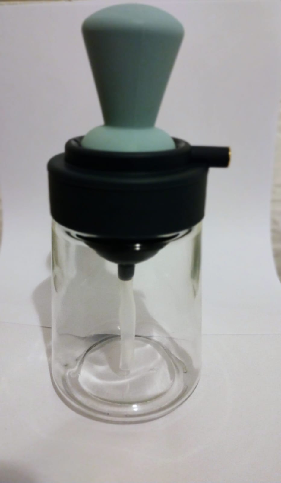 DISPENSADOR DE ACEITE O VINGRE. CON BROCHA DE SILICONA - 2