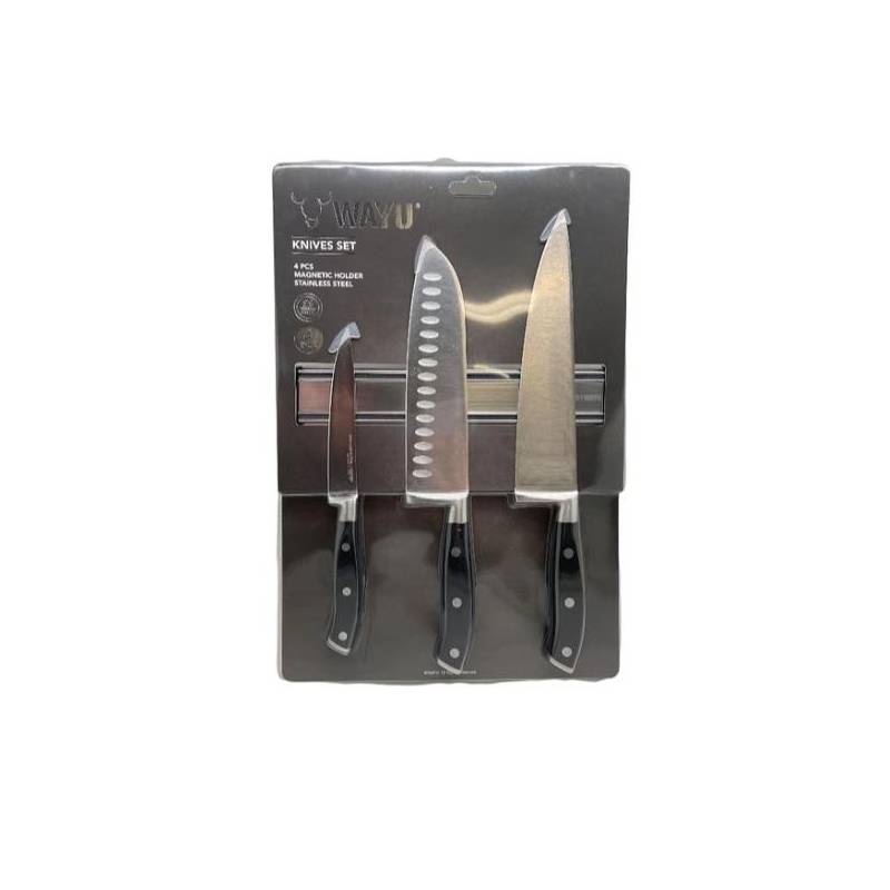 SET CUCHILLOS + BLOCK MAGNETICO WAYU - 2
