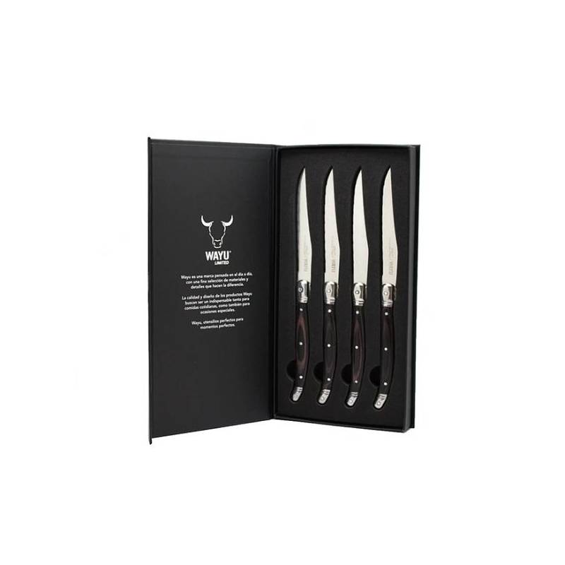 SET 4 CUCHILLOS BLACK MESA WAYU LIMITED