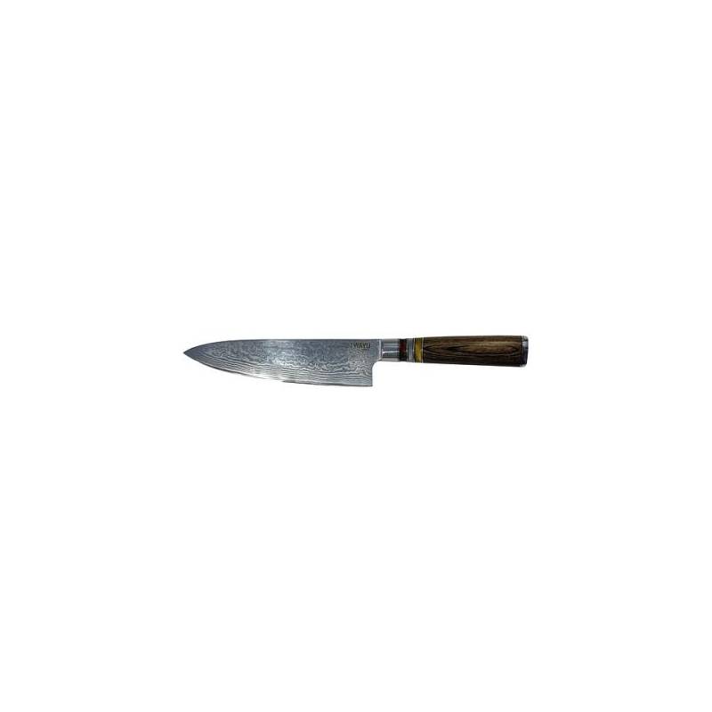 CUCHILLO DAMASCUS BROWN PAKKA WAYU LIMITED - 2