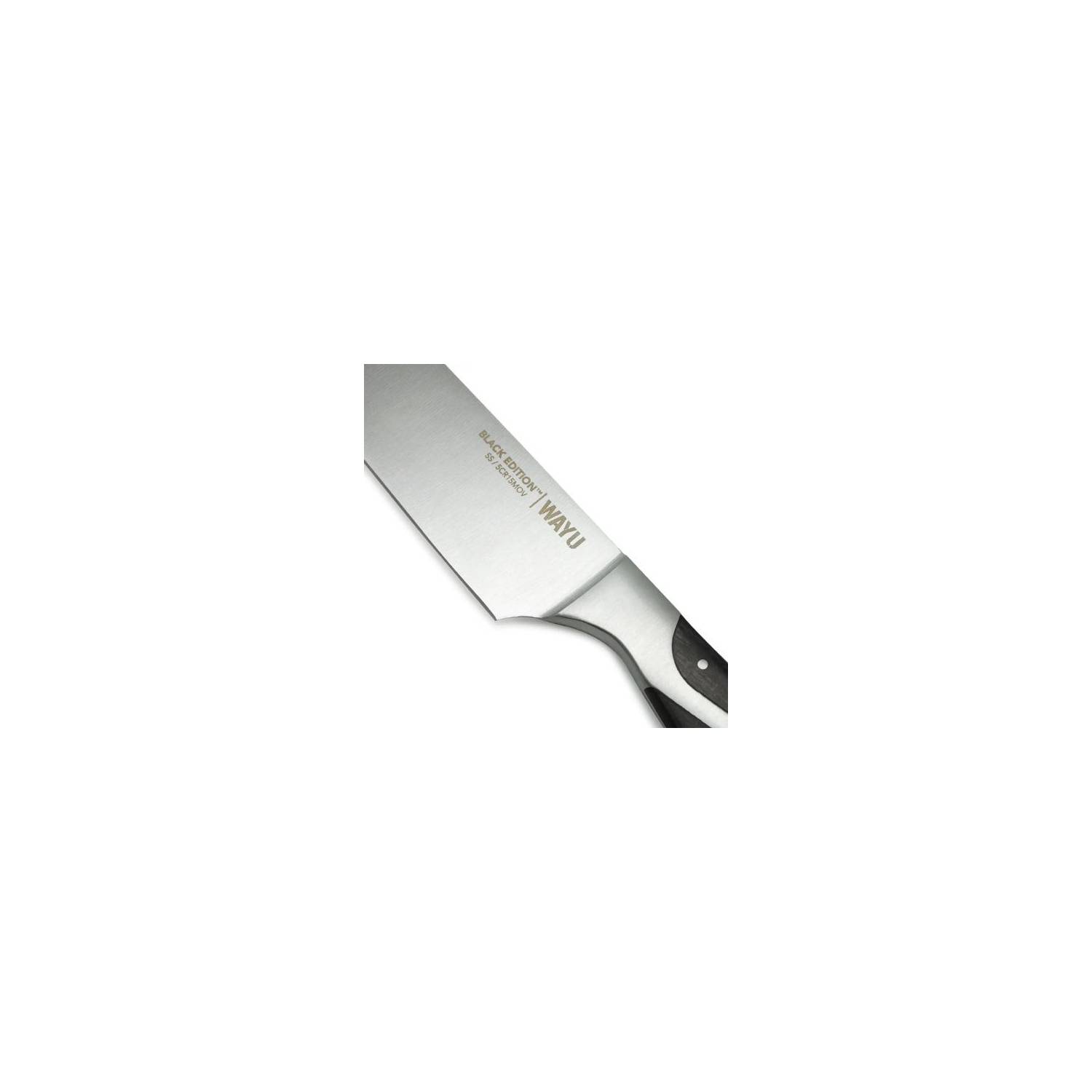 CUCHILLO CHEF 8' BLACK EDITION WAYU - 2