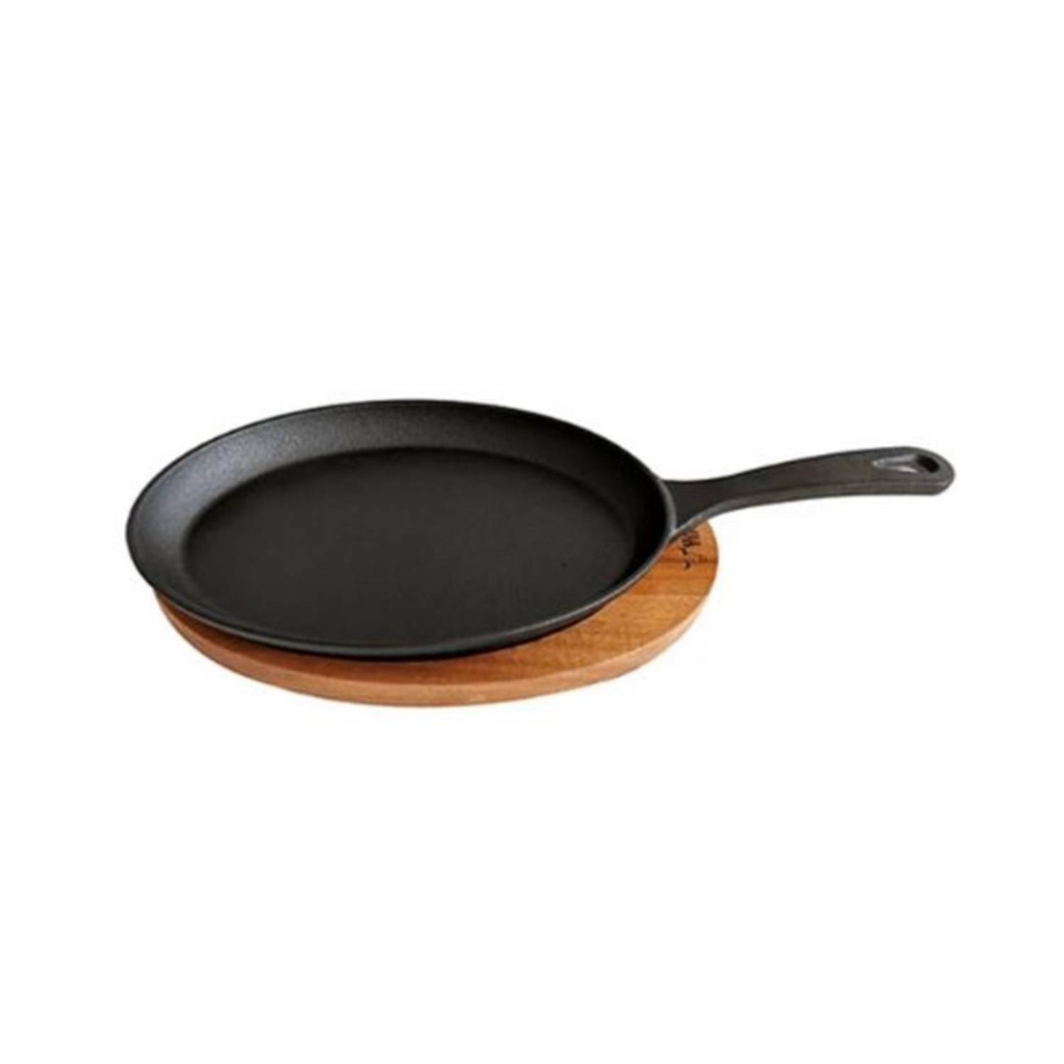 SARTEN IRON CAST BASE MADERA WAYU - 1