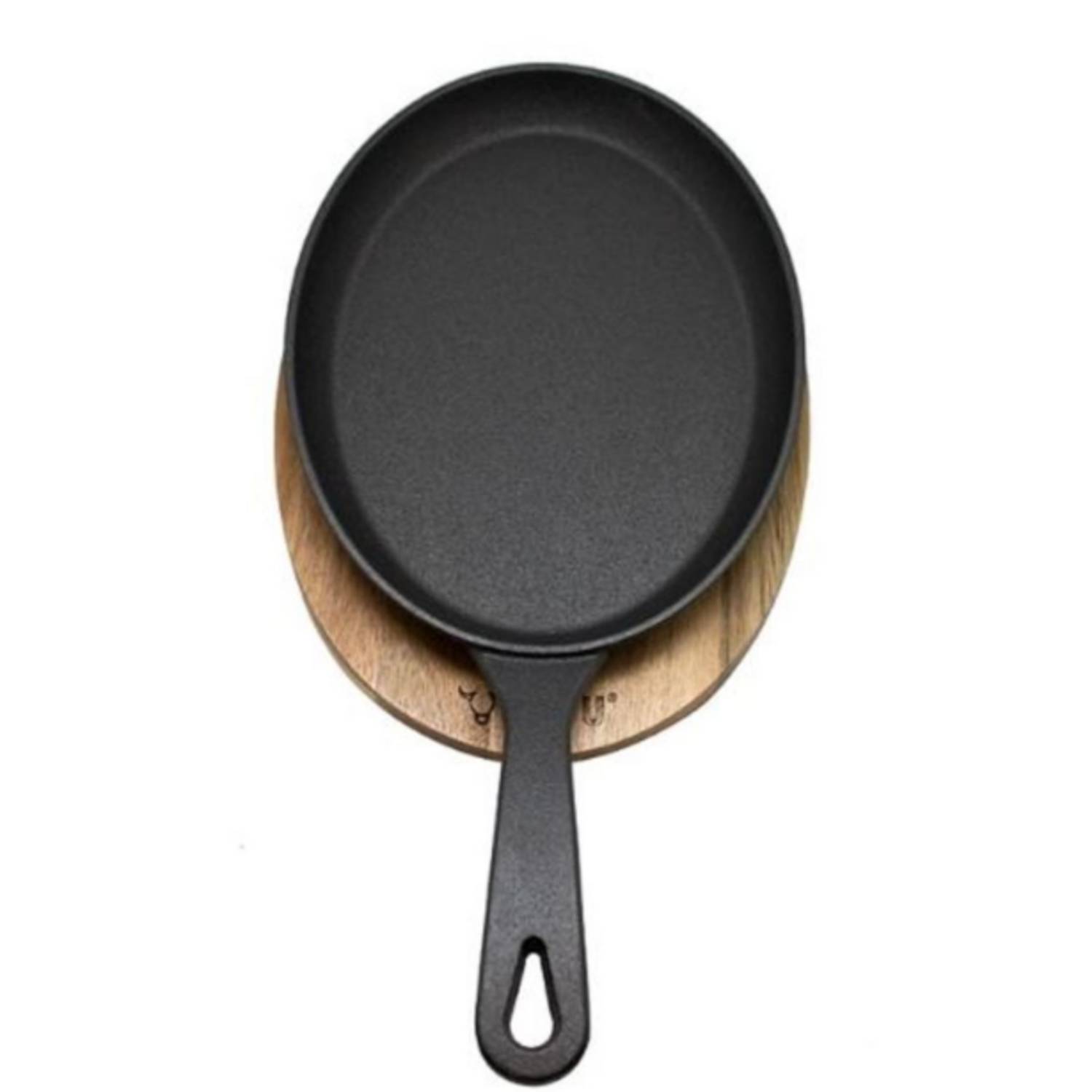 SARTEN IRON CAST BASE MADERA WAYU - 2