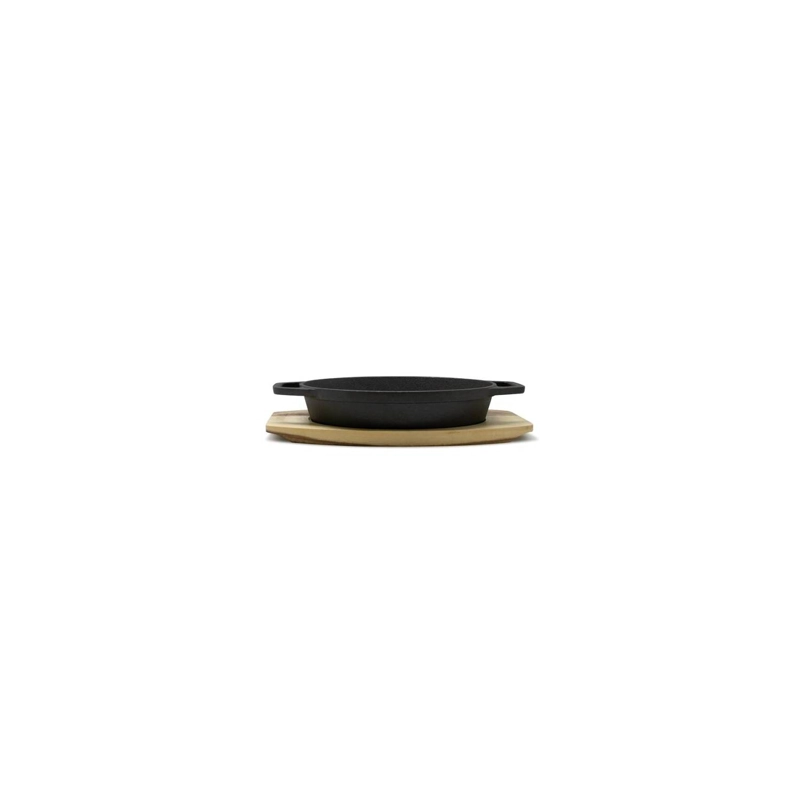 CASEROLA IRON CAST BASE MADERA - 2